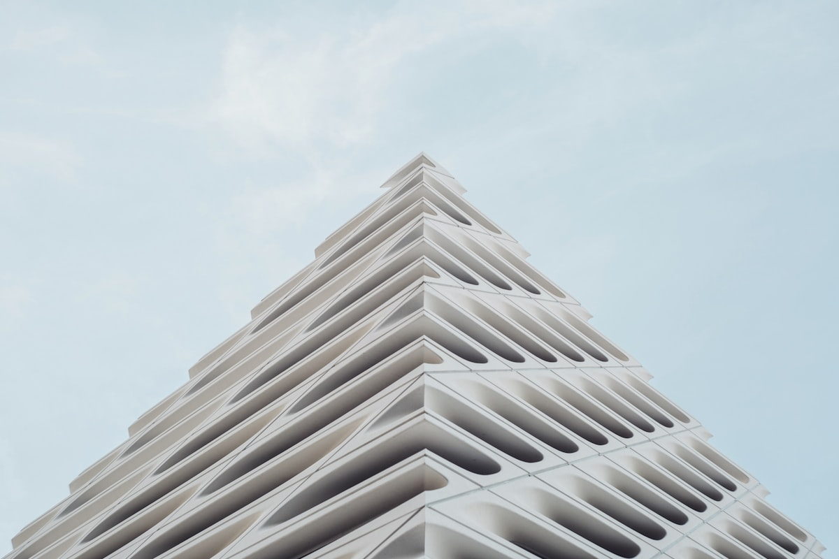 Multi-storey commercial building facade